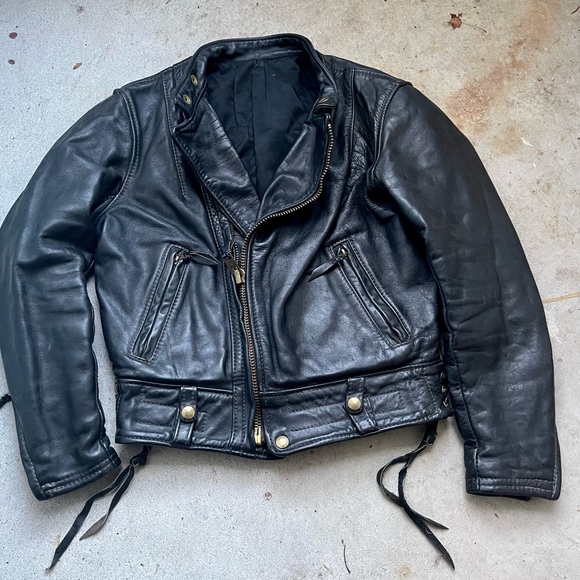 Langlitz Leather Jacket Moto Biker Motorcycle Cascade Horsehide XS S Petite - Picture 3 of 14